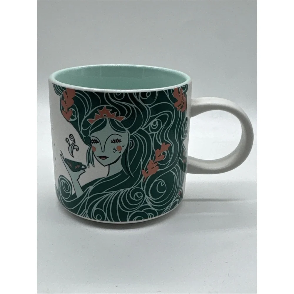 Starbucks 2018 Mermaid Siren Ceramic Limited 12 Ounce Mug NEW WITH TAG
